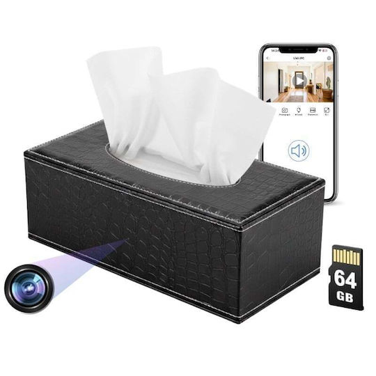 Cameră Ascunsă Suport Prosop Iuni Ip73 64gb Wi-fi Full Hd Vizualizare Live Pe Telefon