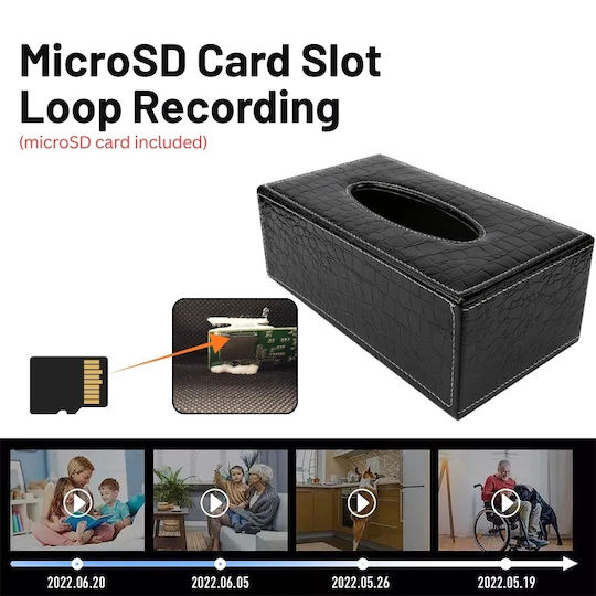 Cameră Ascunsă Suport Prosop Iuni Ip73 64gb Wi-fi Full Hd Vizualizare Live Pe Telefon