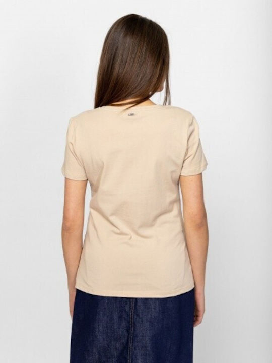 Women's T-shirt Beige