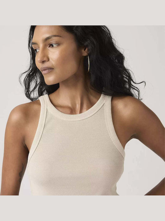 Essential Women's Cotton Sleeveless Gray Blouse