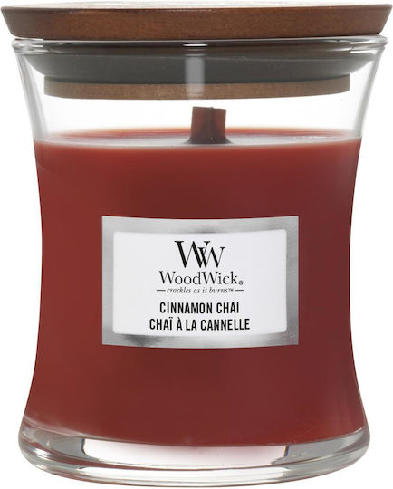 WoodWick Αρωματικό Κερί σε Βάζο με Άρωμα Cinnamon Chai 85gr