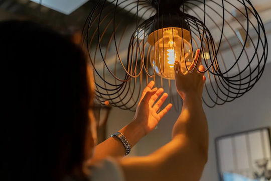HAMA Smart Lampă LED 4.9W pentru Dulie E27 RGBW Reglabilă în Intensitate