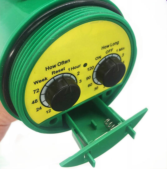Programator Pentru Irigații Timer Zola 3/4" File Setare Ciclu Udare Timp Udare 1-120 Min Presiune 0,9-3,92 Bar Rezistent La Intemperii Alimentat Cu Baterie 10,8 X 8,5 X 8,5 Cm