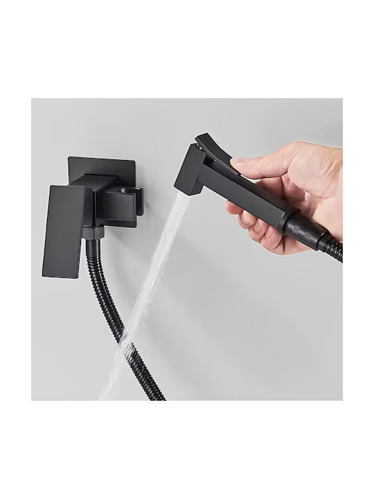 Wand Satz Bidet Schwarz
