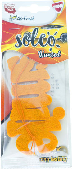 Soleo Wanted Car Scent Felt Hanging Sensual Woody Aroma 30