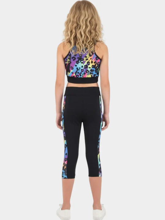 Kids Set with Leggings Summer 2 Pieces Leopard