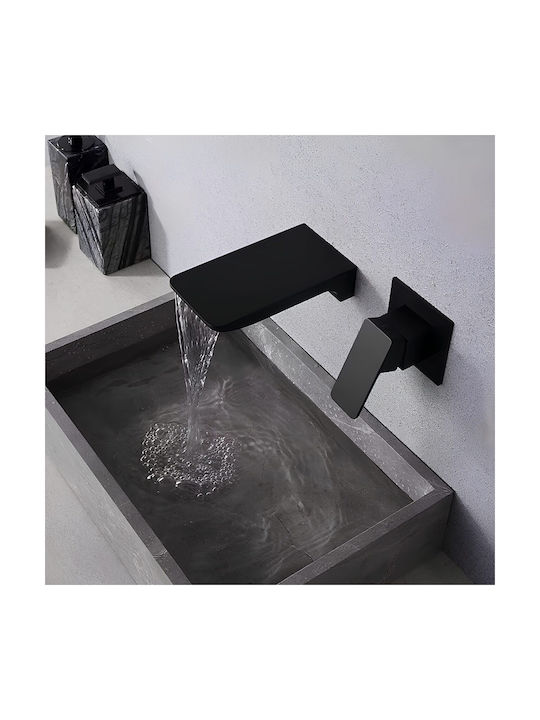 Rain Drop De La Robinetul Meu Eingebaute Wasserhähne Set Für Waschbecken Schwarz