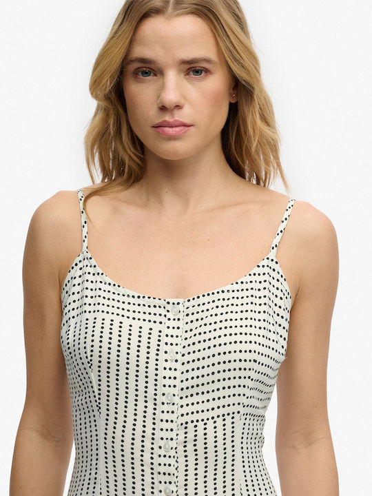 D2 Ovin Summer Midi Dress with Tearing Multi