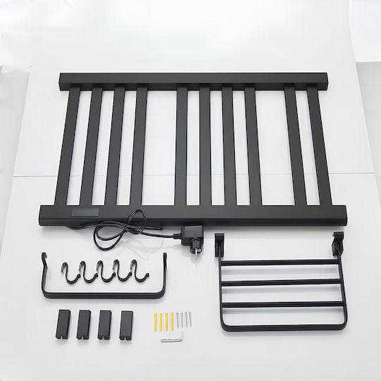 Electric Towel Rail 70W 96x58cm Black