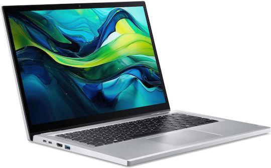 Acer Aspire Go Spin 14 Agsp14-31Pt -338B 14" IPS FHD+ Touchscreen (Core 3-N355/16GB/512GB SSD/W11 Home) Pure Silver (International English Keyboard)