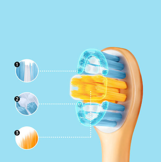 Original Usmile Mini Full-effect Cleaning Toothbrush Replacement Heads 2 Pcs Children