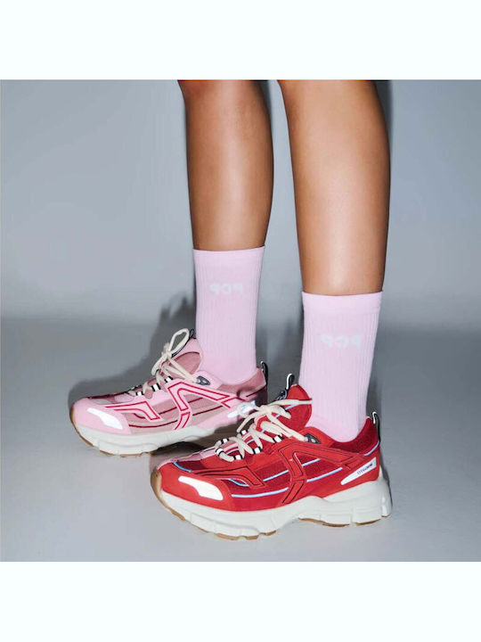 PCP Monochrom Socken Rosa Hell