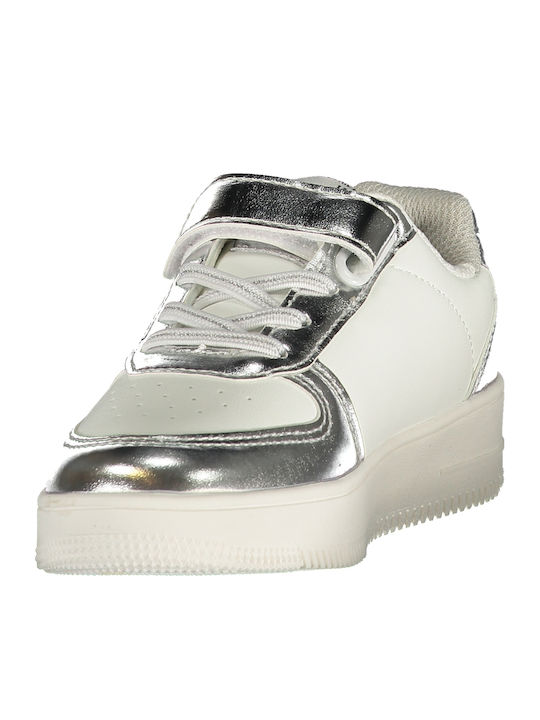 Παιδικά Sneakers με Σκρατς Λευκά