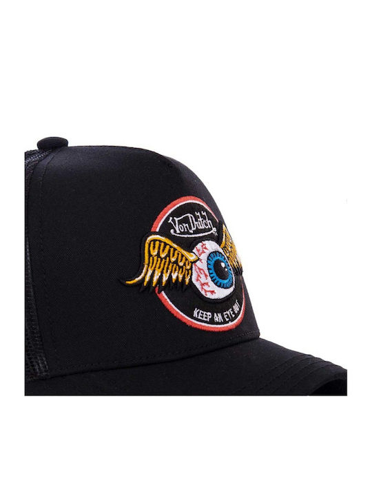 Von Dutch Мъжка Капела Trucker Черна Vd 0 Cas1 Rag Blk-noir