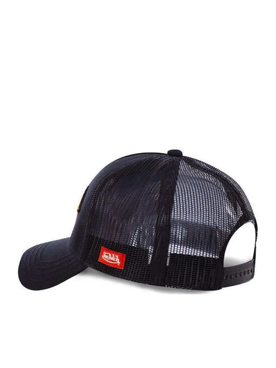 Von Dutch Мъжка Капела Trucker Черна Vd 0 Cas1 Rag Blk-noir