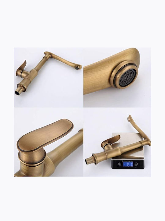 Landsh Kitchen Faucet Counter Bronze