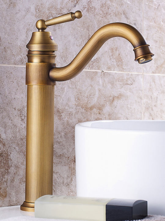 Landsh Tall Copper Mixing Sink Faucet