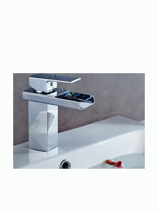 Landsh Миксер Батерия За Умивалник Каскад Висока Inox Бронзова