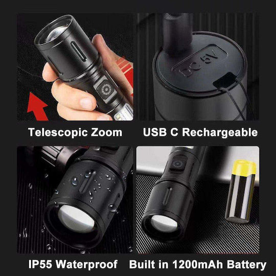 Poly Rechargeable LED Flashlight