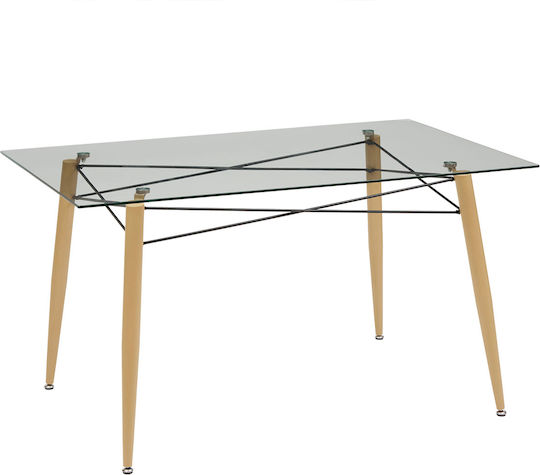 A-s Jindo Κουζίνας Μπεζ 140x80x77εκ.