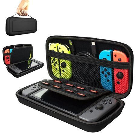 Protective Case Console Rectangular Zipper 30 X 15 X 6 Cm Black