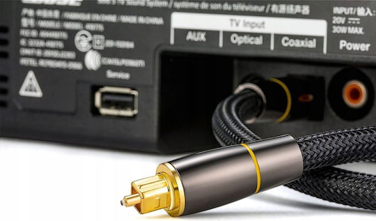 Digital Toslink Optical Audio Cable Zola Connecting Audio Devices 3 M Length