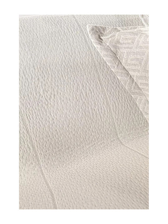 Guy Laroche Soho Ριχτάρι Πολυθρόνας Chenille 180x150εκ. Ivory