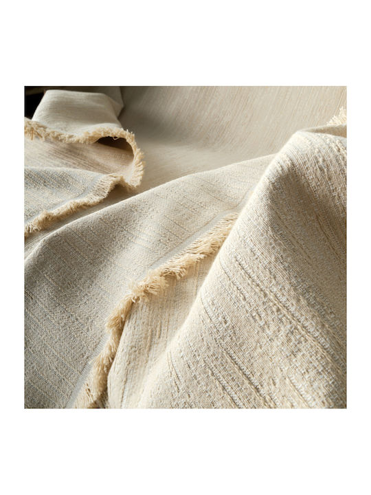 Kentia Maxton Armchair Throw Jacquard 170x180cm Beige