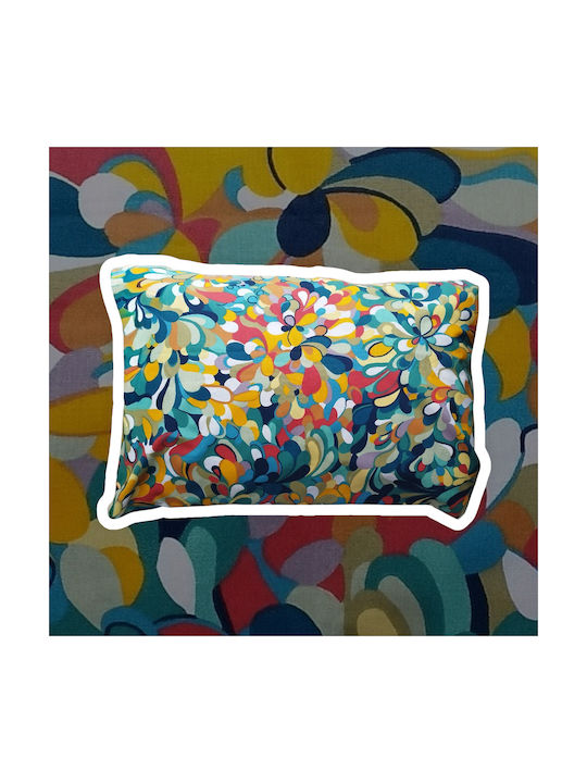 Oxygen Μαξιλάρι Καναπέ Happy Multicolour Petal Multicolour 50x70εκ.