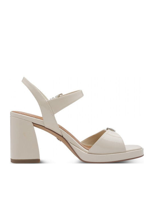 Damen Sandalen Beige