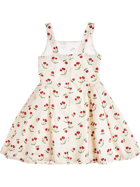 Girls Dress Sleeveless Burgundy