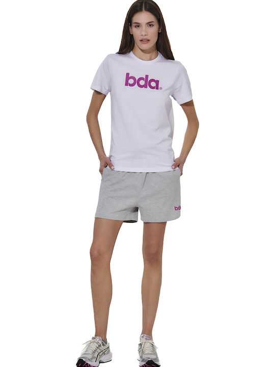 Pantaloni Scurți Sport Pentru Femei Gri Melange