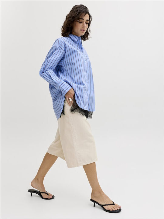 Women's Jean Bermuda Beige