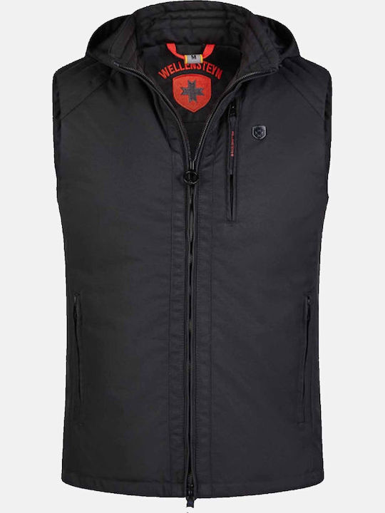 Sleeveless 3 in 1 Winter Jacket Waterproof and Windproof Black