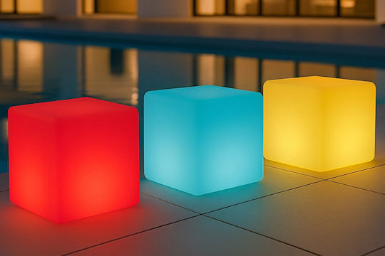 General Trade Spiked Solar Light RGB with Motion Sensor and Remote Control IP44 30x30x31cm