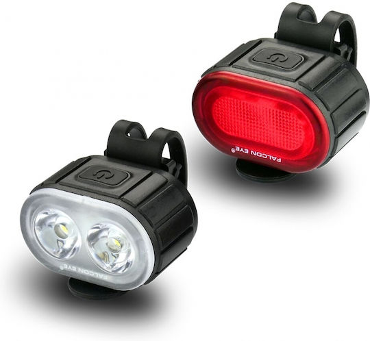 Falcon Rechargeable Bicycle Lights Set