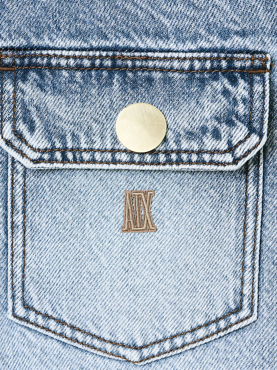 Long Women's Blue Jean Jacket