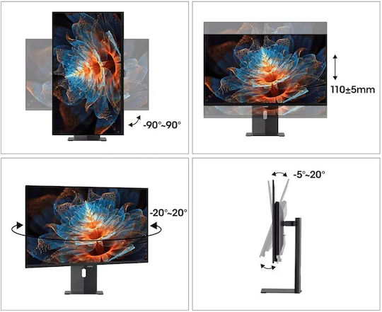 Koorui S2721XO QD-OLED HDR Монитор 27" QHD 2560x1440 240Hz с Време за Реакция 0.03мс GTG