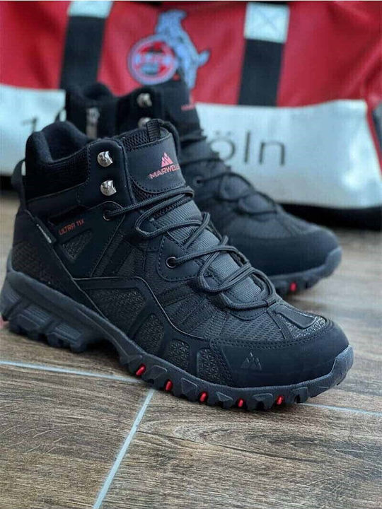 Marwells Herren Wanderschuhe Schwarz