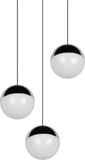Trio Lighting Senta Deckenleuchte Silber