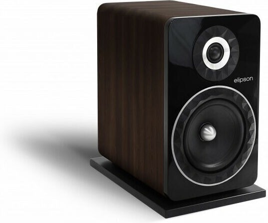 Elipson Prestige Facet 8B Paar Hi-Fi Lautsprecher Buch selbst 85W 2 Anzahl von Fahrern B23xT34.7xH36.1cm. Walnuss