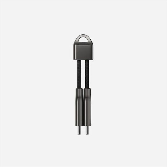 Nomad Chargekey V2 Braided USB 3.1 Cable USB-C Male - USB-C 240W Black 0.12m