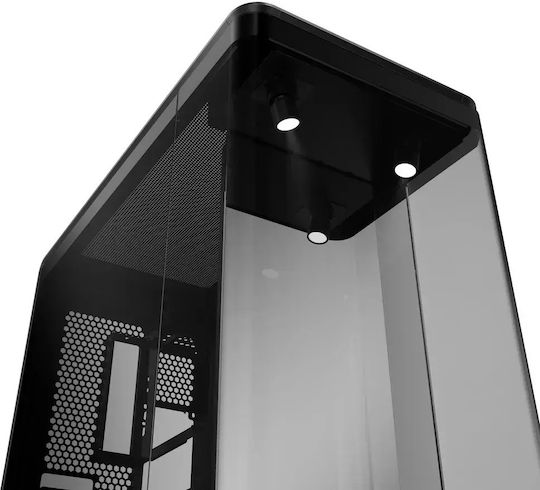 CoolerMaster Master MasterFrame 360 Gaming Midi Tower Κουτί Υπολογιστή με Πλαϊνό Παράθυρο Μαύρο