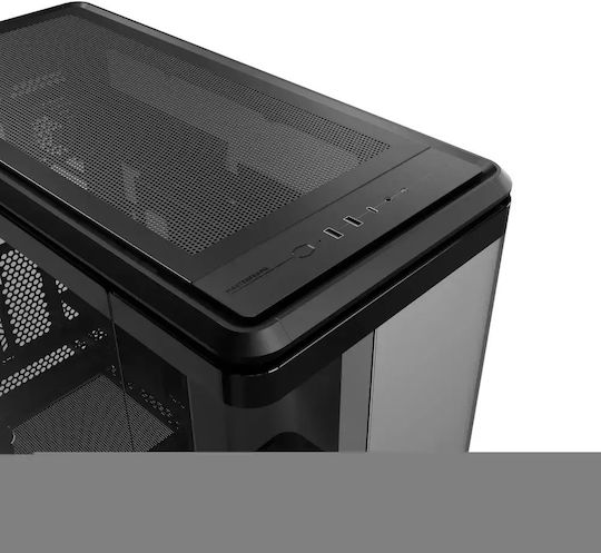 CoolerMaster Master MasterFrame 360 Gaming Midi Tower Κουτί Υπολογιστή με Πλαϊνό Παράθυρο Μαύρο