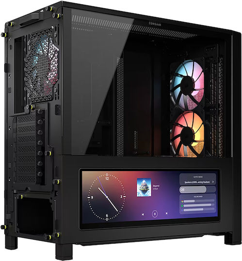Corsair Frame 4000D Gaming Midi Tower Κουτί Υπολογιστή με Πλαϊνό Παράθυρο Μαύρο