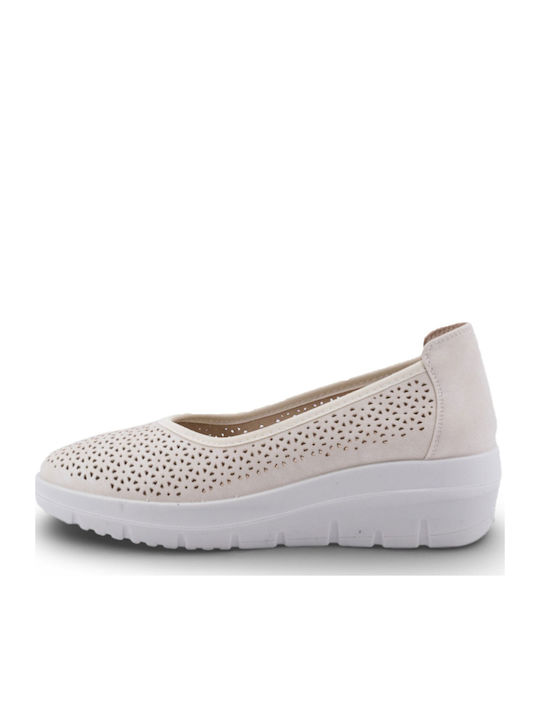 Γυναικεία Loafers σε Μπεζ Χρώμα
