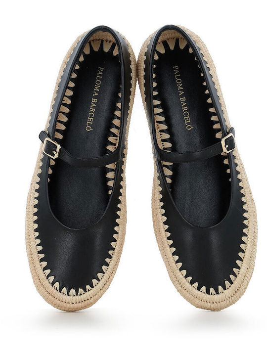 Women's Summer Platforms in Espadrille Style Black