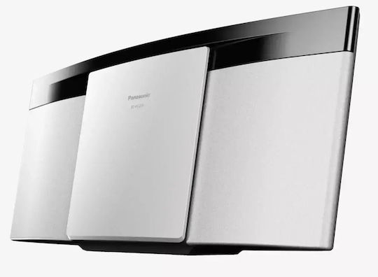 Panasonic Аудиосистема 2 SC-HC200 SC-HC200EG-W 20W с CD Player и Bluetooth Бял