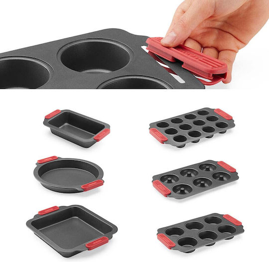 Lekue Baking Pan Made of Stainless Steel with Ceramic Coating 20x20cm