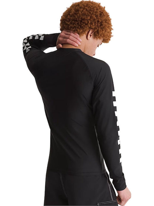 Vans Athletic Long Sleeve Black Blouse